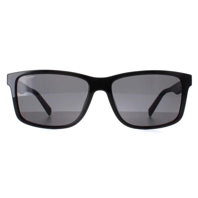 Salvatore Ferragamo Rectangle Mens Black Grey SF938S  Sunglasses are a refined, rectangle frame that exudes elegance and contemporary style. Constructed from premium materials, the SF938S ensures long-lasting durability and all-day comfort. The lenses provide exceptional UV protection, shielding your eyes while offering sharp, clear vision. Adorned with the iconic Salvatore Ferragamo logo on the temples, these sunglasses are a statement of high fashion and timeless beauty, perfect for adding a touch of glamour to any ensemble.