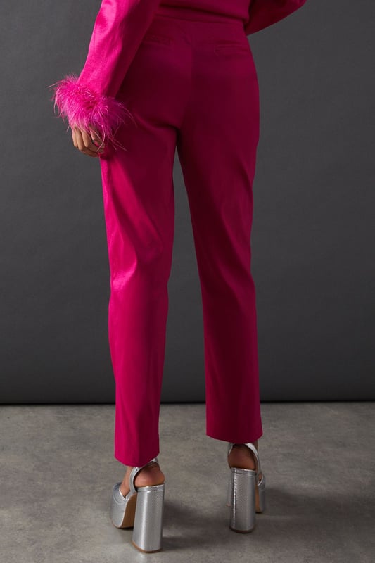 Premium Taffeta Straight Leg Trouser