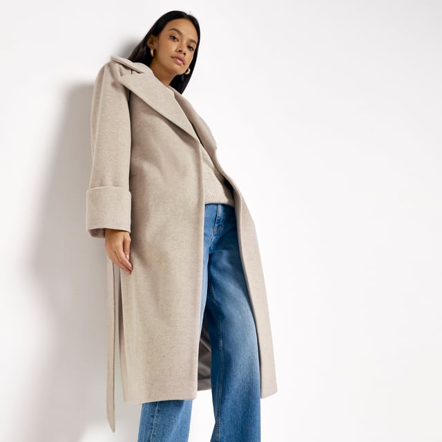 River island coat sales
