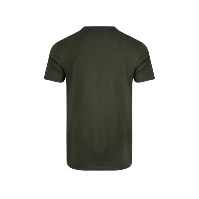 100% Organic Cotton. Fabric: Soft Touch. Design: Logo, Plain. Neckline: Crew Neck. Sleeve-Type: Short-Sleeved. S: 37 in. M: 40 in. L: 43 in. XL: 46 in. XXL: 49 in. 3XL: 52 in. 4XL: 55 in. 5XL: 58 in.