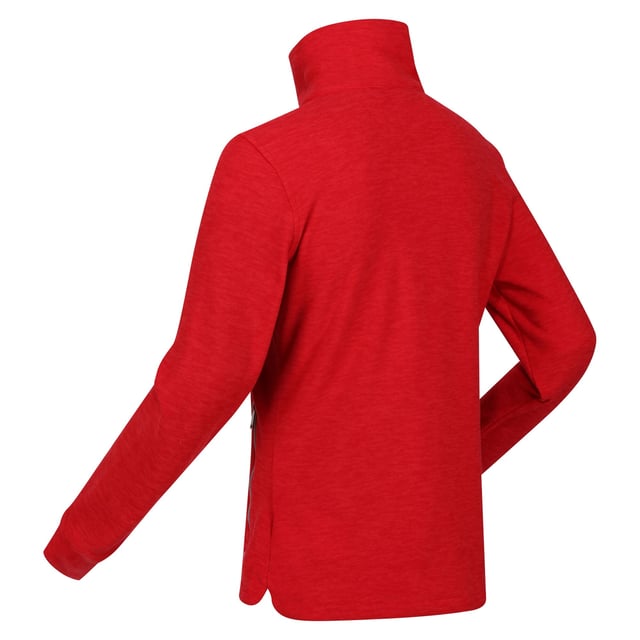 Material: Polyester. Fabric: Fleece, Marl. Design: Textured. 145gsm. Fabric Technology: Breathable, Durable. Sleeve-Type: Long-Sleeved. Neckline: Turn Down Collar. Pockets: 2 Side Pockets, Zip. Fastening: Full Zip. Sustainability: Made from Recycled Materials. 8 UK: 32 in. 10 UK: 34 in. 12 UK: 36 in. 14 UK: 38 in. 20 UK: 45 in. 18 UK: 43 in. 16 UK: 40 in.