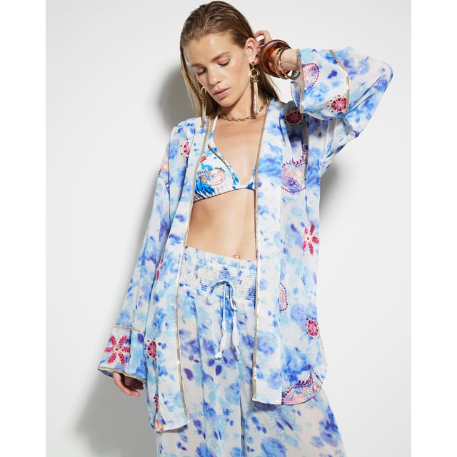 River island embellished maxi kimono cheap