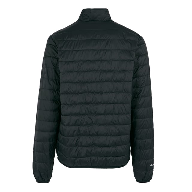 Material: Polyamide. Filling: Feather-Free, Synthetic Down. Design: Logo, Plain. Fabric Technology: Durable, DWR Finish, Insulating, Lightweight, Tear-Resistant, Waterproof. Bulk Free, Compressible, Packaway, Padded. Neckline: High-Neck. Sleeve-Type: Long-Sleeved. Cuff: Stretch Binding. Pockets: 2 Side Pockets, Zip. Fastening: Full Zip. Hem: Stretch Binding. Denier: 20D. Contents: 1 Drawstring Bag. Sustainability: Cruelty Free, Made from Recycled Materials. S: 38 in. M: 40 in. L: 42 in. XL: 44 in. XXL: 48 in. 3XL: 51 in.