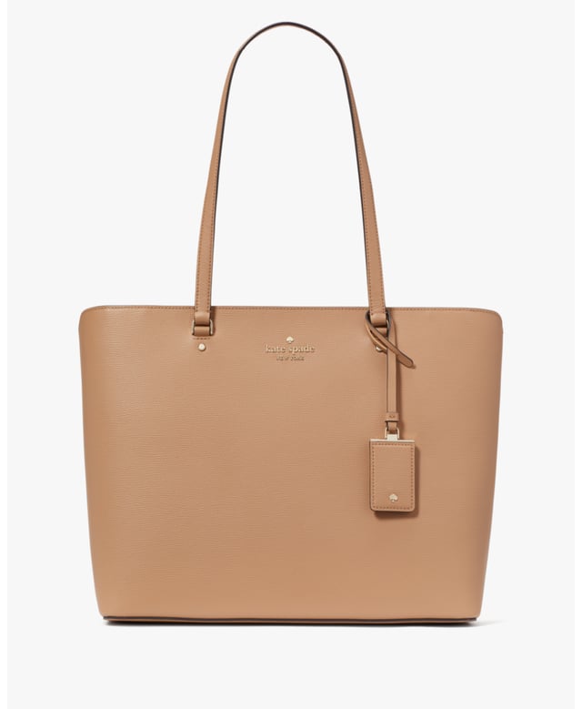 Perfect Refined Grain Leather Large Tote, 15.6"W (Top) 13.9"W (Bottom), Front & Back Slip Pocket, Back Slip & Zip Pocket,  Length: 13.50 Cm,  Width: 29.50 Cm,  Height: 39.50 Cm