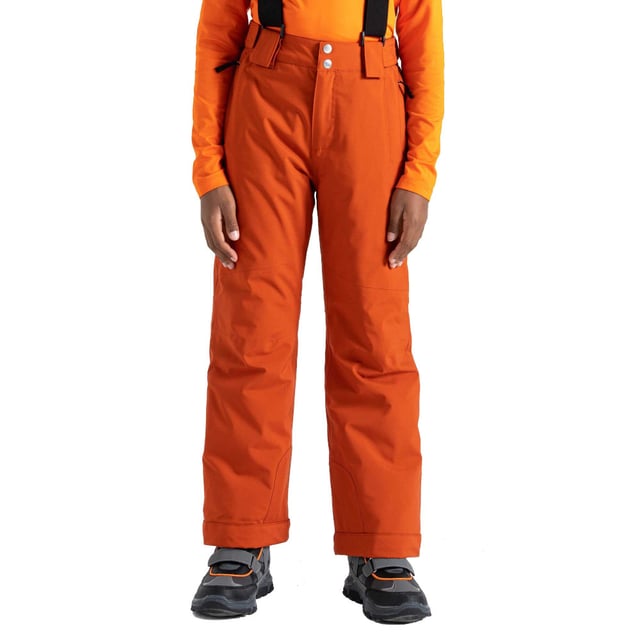 Waterproof & Breathable stretch fabric - Ared 20/20. Durable water repellent finish. Taped seems for complete waterproof protection. High warmth padding. Complete ski features (Inc adjustable braces, snow gaitors and a zip gusset at hem). Easy fit waist adjusters. 2 x side zipped pockets. Articulated knee design for unrestricted movement. Reimforced binding at hem. Grow cuffs at hem. Reflective details for enhanced visibility. This product recycled 6 plastic bottles (500ml size).