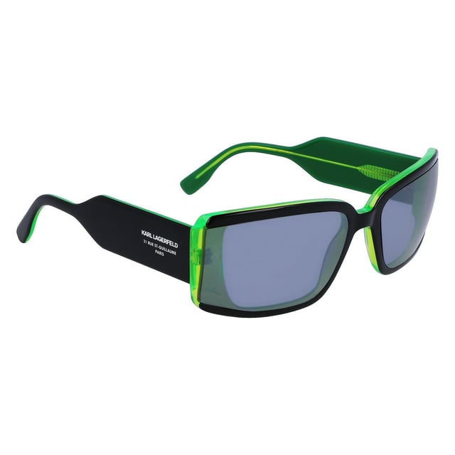 KARL LAGERFELD KL6106S-11 Unisex-Sonnenbrillen• material: Acetat• farbe: Schwarz• maße: 58/13/140 mm (Glasbreite / Stegbreite / Bügellänge)  Category 3