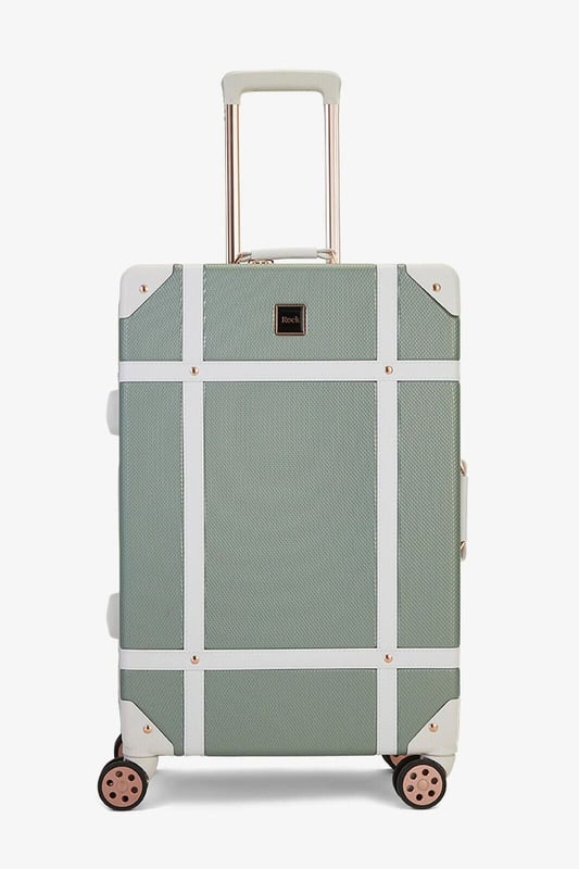 Wir stellen den Vintage-Hartschalenkoffer vor – eine Mischung aus klassischer Ästhetik und zeitgenössischer Funktionalität, exklusiv entworfen für moderne Entdecker. Dieses vom Kofferraum inspirierte Meisterwerk verkörpert zeitlosen Charme gepaart mit leichter Bauweise und robuster Haltbarkeit. Designmerkmale: Eine harmonische Mischung aus klassischen und modernen Designelementen. Müheloses Gleiten mit 8 leichtlaufenden Rädern und einem Teleskopgriff. Hergestellt aus schlagfestem Hartschalen-ABS-Material für ultimativen Schutz. Verstärkte Ecken schützen vor den Strapazen der Gepäckabfertigung. Das integrierte, von Travel Sentry zugelassene TSA-Zahlenschloss sorgt für kompromisslose Sicherheit. Erleben Sie ein luxuriöses Innenleben mit weichem Innenfutter, einem Mesh-Trennfach und einer Reißverschlusstasche für organisiertes Packen. Der Koffer verfügt außerdem über eine praktische Innentasche mit Reißverschluss und elastische Packgurte, die dafür sorgen, dass Ihre Sachen während Ihrer Erkundungen sicher an ihrem Platz bleiben. Werten Sie Ihr Reiseerlebnis mit dem Vintage-Hartschalenkoffer auf – ein Symbol für Stil, Haltbarkeit und Komfort für den modernen Entdecker. Größen: Kabine: 55 x 35 x 22 cm, 3 kg, mittel: 68 x 45 x 26 cm, 4 kg, groß: 78 x 50 x 29 cm, 5 kg, komplettes Set mit 3 Größen: Kabine + mittel + groß. Hinweis: Dieses Produkt ist in mehreren Größen erhältlich Sie erhalten alle auf den Bildern gezeigten Größen