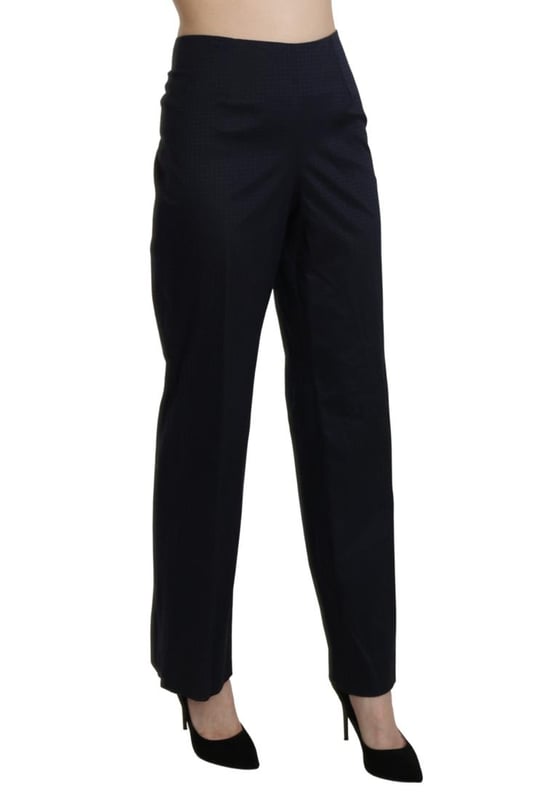 Marca: Bencivenga  
Condición: Nuevo con etiquetas  
Estilo: Pantalones rectos de cintura alta  
Color: Azul marino  
Material: Algodón  
Cierre: Cremallera  
Detalles del logo  
Hecho en Italia  
Género: Mujeres