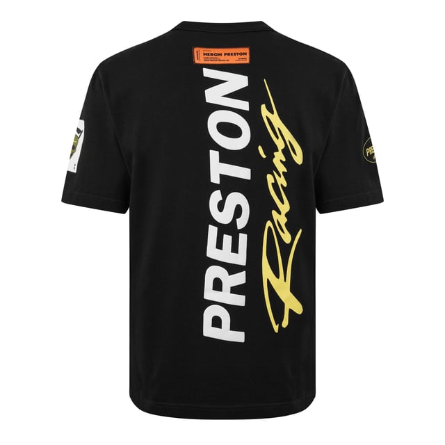 【関税込み】Heron Preston ブラック Preston Racing Tシャツ Heron Preston Black 'Preston Racing' T-Shirt Heron Preston