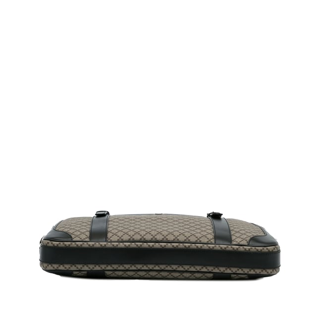 Vintage Gucci Diamante Business Bag Gray