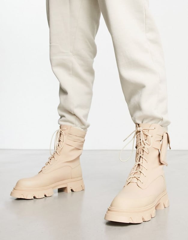 Public desire deals lace up boots