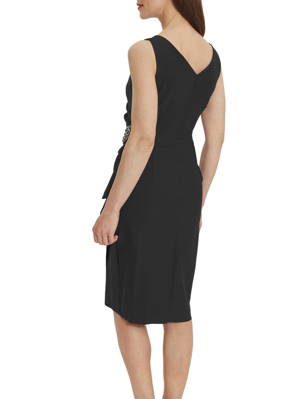 Sherry Wrap Dress With Beaded Embellishment