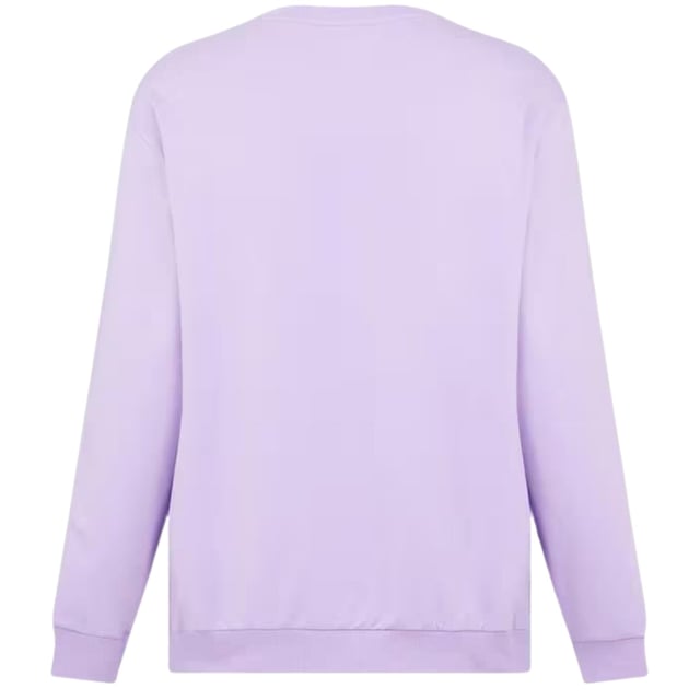 Moschino Purple Sweater, Elasticated Sleeve Ends and Waist, Crew Neck Jumper, 95% Cotton, 5% Elastane, Branded Tape Around The Arms, Moschino Collection, Regular Fit, Fits True To Size, Regular Fit, Fits True To Size, Taped Shoulder, Monotone Logo On Chest