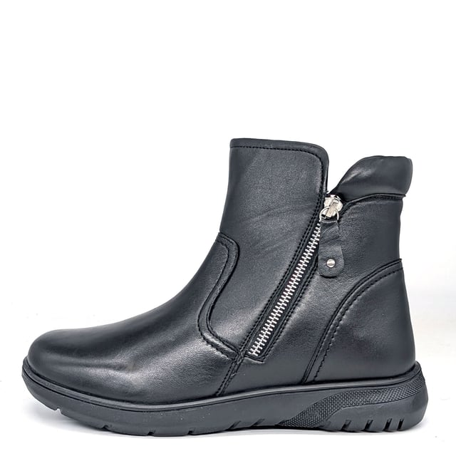 Discover the Dr Keller Laurel Zip Up Ankle Boots, offering a stylish yet comfortable style with a double zip fastening to slip the boots on & off with ease. These soft leather boots offer a wide fit and are perfect for both smart & casual occasions alike.
