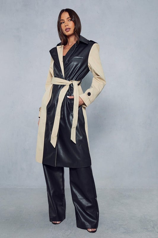 Edgy trench coat clearance