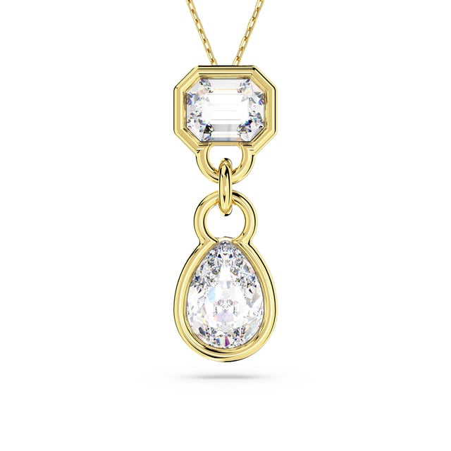 This dazzling Necklace for Women from Swarovski is the perfect gift to spoil yourself or a loved one. The Necklace is made out of Gold Plated Metal, colored Gold at Length: 47 cm weighing in at  grams. The Swarovski 'Dextera' Women's Gold Plated Metal Necklace - Gold 5663339 is delivered in a stunning gift box and carries a two year warranty.