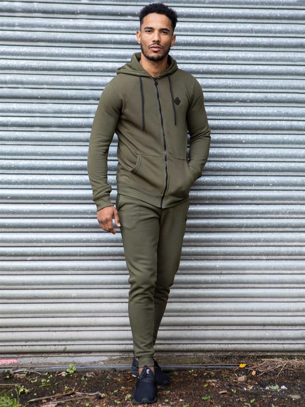 Mens khaki tracksuit outlet