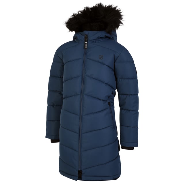 Lining: Cire Finish. Fabric: Iloft Ecofill. Design: Logo, Quilted. Fabric Technology: Ared 10000, Breathable, DWR Finish, Insulating, Waterproof, Weather Resistant. Neckline: Hooded. Inner Sleeve Cuff. Sleeve-Type: Long-Sleeved. Hood Features: Faux Fur Trim, Grown On Hood, Removable Trim. Pockets: 2 Lower Pockets, Zip. Fastening: Full Zip. Sustainability: Made from Recycled Materials. Waistline: Part Elasticated.