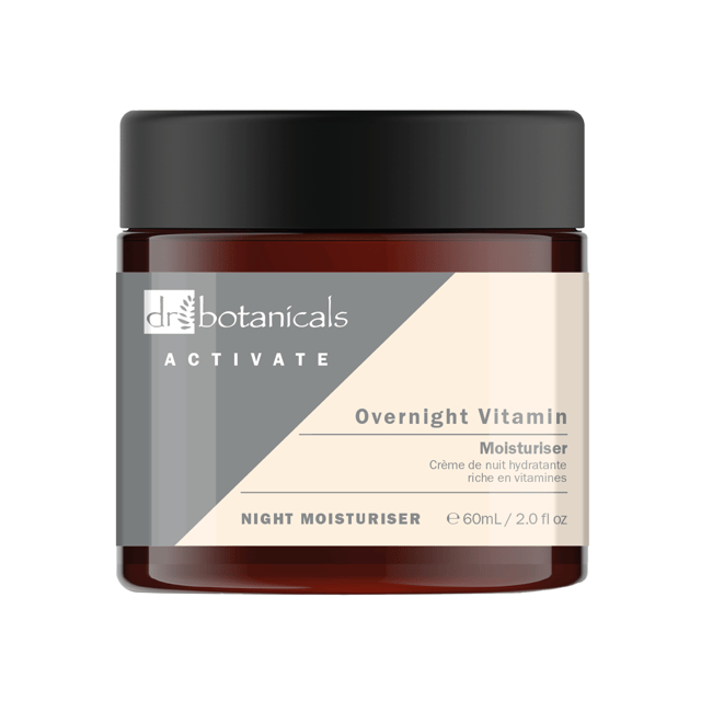 - Hydrates and nourishes the skin with natural ingredients
- Improves skin texture and smoothness
- Leaves the skin radiant and dewy

Dr Botanicals Activate Overnight Vitamin Moisturizer is a clean beauty formula that combines natural ingredients like cucumber fruit extract and artichoke seed oil to hydrate and nourish the skin. This moisturizer helps to improve skin texture, smoothness, and overall skin health, leaving you with a radiant and dewy complexion.