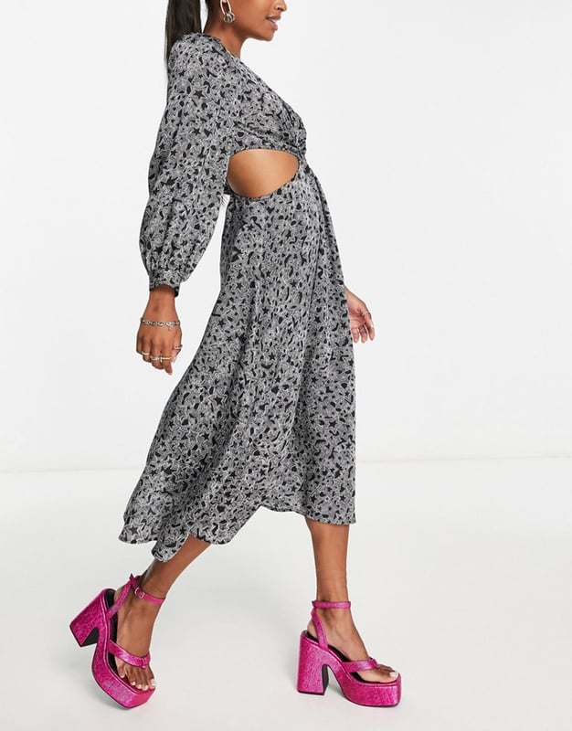 Topshop star print dress top