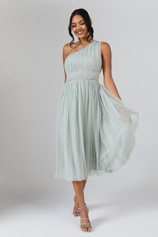 Midi length bridesmaids dresses outlet