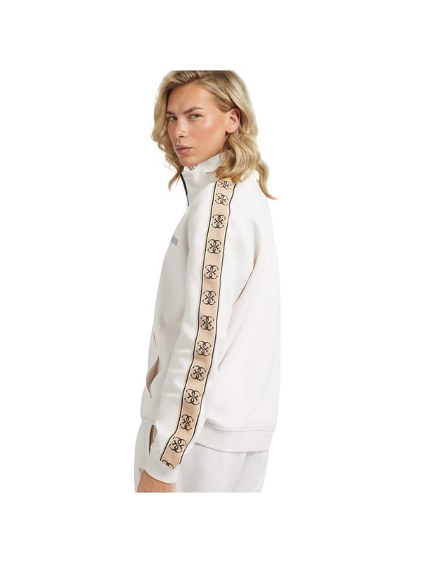 Gilet Guess Glissiere integral Herren Weiß Synthetik. Authentisches Kleidungsstück der Marke Guess - Streetwear/Sportswear-Design von Guess - Guess für Herren Mode, perfekt für den Alltag - Weißes Gilet von Guess passt hervorragend zu Ihrer übrigen Garderobe - bequemer Synthetikstoff - klassisch - Glitscher integral -