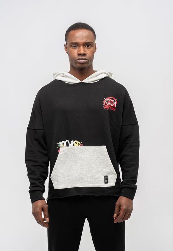 Tom Barron Heren Trainingspak in eigentijdse stijl met graffitiprint