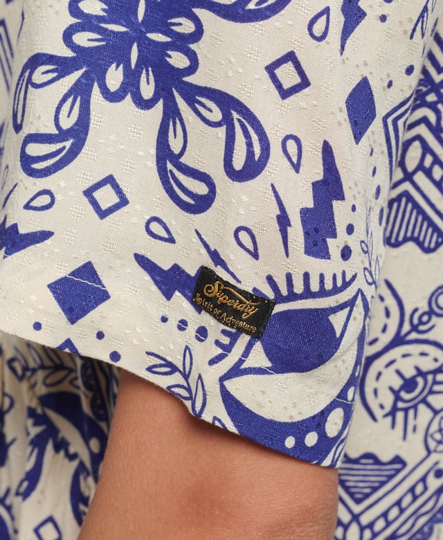 Superdry Printed Short Sleeve Dress
