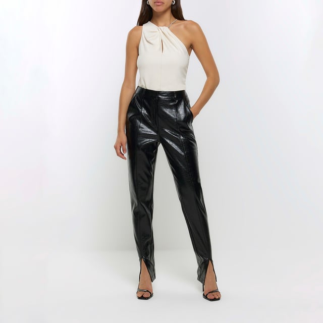River island on sale pu trousers