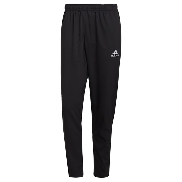 Part of the grassroots, football-focused Entrada 22 collection, these adidas pants were made to be seen. Clean and classic, they'll give your team a unified look on and off the pitch. Moisture-wicking AEROREADY keeps you comfortable. Ankle zips help you get them off quickly when it's time to do your thing.Made with 100% recycled materials, this product represents just one of adidas' solutions to help end plastic waste.  - This model is 186 cm and wears a size M. Their chest measures 99 cm and the waist 80 cm. - Regular fit with mid rise - Elastic waist with drawcord - 100% recycled polyester plain weave - Moisture-absorbing AEROREADY - Front zip pockets - Ankle zips  Shipped by adidas