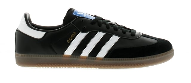 Heren Leren Bovenwerk Trainer Met Suède En Gouden Folie Details Vetersluiting Met Synthetisch Leren Binnenzool <Ul><Li>Adidas Originals Samba Og Heren Sneakers In Zwart/Wit</Li><Li>Heren Trainer Van Leer Met Suède En Gouden Folie Details. Vetersluiting Met Een Synthetisch Leren Voering En Een Gummen Rubber Cup Buitenlaag.</Li><Li>Leer Bovenkant</Li><Li>Synthetische Voering</Li><Li>Synthetische Zool</Li><Li>Heren Sportieve Casual Mode Veterschoenen Slim Flat</Li></Ul>