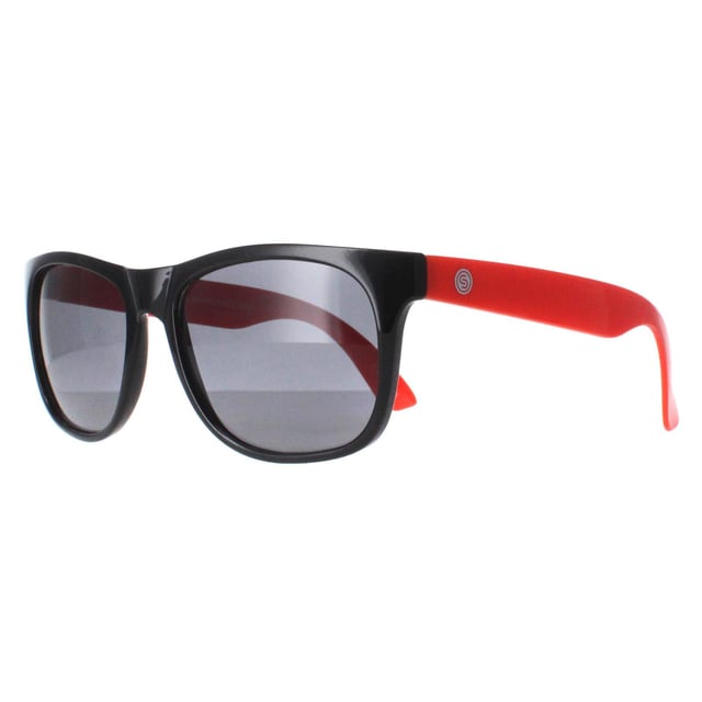Smarty Rectangle Kids Black Orange Grey X2133  Sunglasses Equip your child with stylish and reliable protection with SMARTY Designer Sunglasses model X2133A, perfect for youths aged 7 to 11 years old. These rectangular-shaped sunglasses feature a sleek black frame with vibrant orange plastic arms and grey lenses, offering superior UV protection and a bold, modern look. The X2133A model combines trendy design with youth-friendly comfort and durability, making them ideal for any outdoor adventure. Available at an unbeatable discount from the regular retail price, these designer sunglasses provide exceptional quality and value. Give your child the perfect blend of style and safety with SMARTY sunglasses.