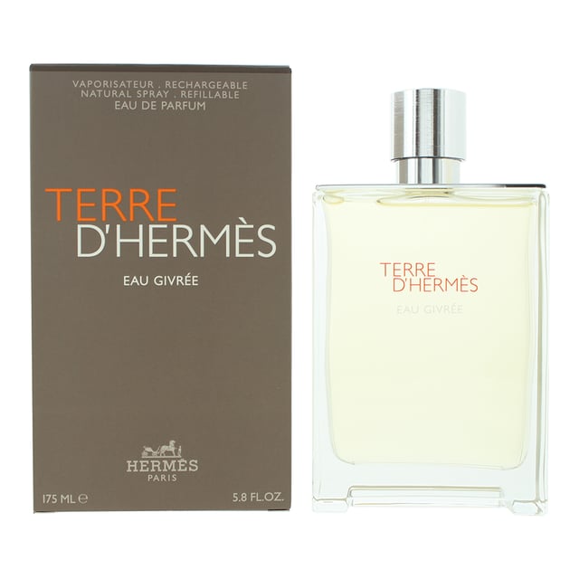 Terre D'hermès Eau Givree is a citrus aromatic fragrance for men, which was created by Christine Nagel and launched in 2022 by Hermès. The fragrance contains a top note of Citron, middle notes of Juniper Berries and Timur; and base notes of Woody Notes and Mineral Notes. The notes combine to create a fresh, clean, zesty scent, with the Citron and Timur being the stand out notes. Due to the fresh, zesty citrus notes this is perfect for the hotter weather of Spring and Summer.