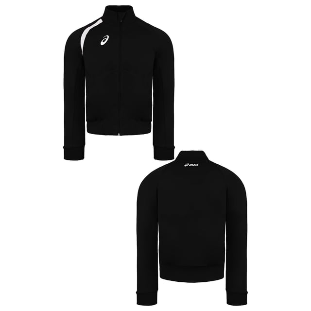 The Asics Kids Black/White Track Jacket is the perfect blend of style, comfort, and performance for active youngsters. Designed to keep your child looking sharp while providing the functionality they need during sports or casual outings, this jacket is a must-have addition to their wardrobe.
Key Features:


Stylish Design: Featuring a sleek black base complemented by bold white accents, this track jacket offers a modern, sporty look that appeals to kids. The clean lines and contrasting colors make it easy to pair with any outfit.


Comfortable Fit: Crafted from lightweight, breathable fabric, the jacket ensures your child stays comfortable whether they're at practice, hanging out with friends, or running errands. The material allows for easy movement, perfect for active lifestyles.


Functional Details: The full zip closure makes it easy to put on and take off, while the high collar provides extra warmth and protection against the elements. Ribbed cuffs and hem help to keep the jacket securely in place, ensuring a snug fit.


Versatile Wear: This track jacket is ideal for layering during cooler weather, making it suitable for sports, outdoor activities, or casual wear. Your child can wear it to school, at home, or during playtime, ensuring they look good and feel great in any situation.


Durability: Built to withstand the rigors of play, the jacket is made with high-quality materials that ensure long-lasting wear. Parents can trust that this jacket will hold up through all kinds of activities.


Asics Branding: The iconic Asics logo on the chest adds a touch of authenticity and style, showcasing your child’s love for quality athletic wear.


Keep your little one warm and stylish with the Asics Kids Black/White Track Jacket. Whether they're training hard or just hanging out, this jacket is a versatile choice that combines functionality with a contemporary look.