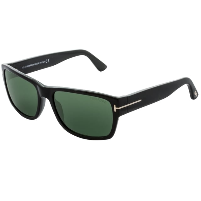 Tom Ford Black Sunglasses, Lens Width = 58mm, Nose Bridge Width = 17mm, Arm Length = 140mm, Sunglasses, Sunglasses Case, Cleaning Cloth and Care Instructions all Included, 100% Protection Against UVA &amp; UVB Sunlight and Conform to British Standard EN 1836:2005, Black Sunglasses