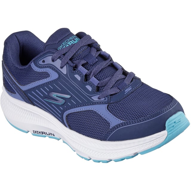 Vind totaal trainingscomfort in een milieubewuste stijl met de Skechers GO RUN Consistent 2.0 - Advantage. Deze sportieve veterboot heeft een bovenwerk van atletisch mesh, responsieve ULTRA LIGHT demping en een Skechers Air-Cooled Goga Mat binnenzool.