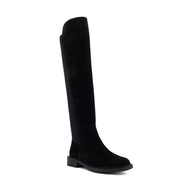 Dune black outlet knee high boots