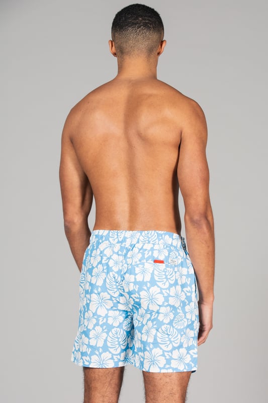 Swim in style with this two-pack of funky print swim shorts from Tokyo Laundry. Features an elasticated waistband, drawcord, side pockets, a back pocket and mesh brief inside. Made from a polyester microfibre to ensure high quality and durability.