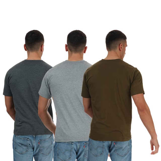Men's DKNY Giants 3 Pack Lounge TShirts in olive
