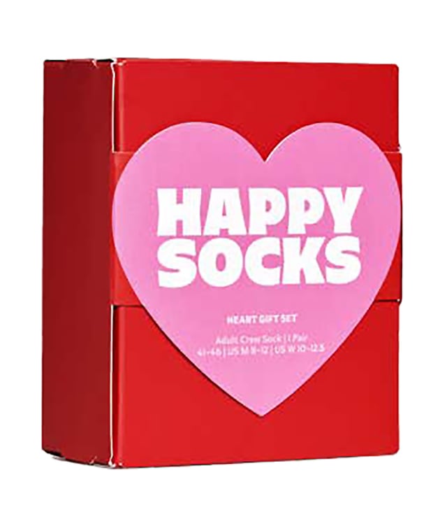 1-Pack Love Heart Shaped Gift Sock Set by Happy SocksExpress your heartfelt affection with the 1-Pack Love Heart Shaped Gift Sock Set by Happy Socks. Designed to fit anybody’s feet with sizes 36-40 and 41-46, these sentimental socks effortlessly complement both casual and formal outfits, making them a delightful addition to your fashion collection. Experience the outstanding comfort these socks provide, an essential element to every wardrobe.Happy Socks Love Heart Shaped Gift Sock Set showcases a beautiful fusion of affection, style, and adaptability for year-round activities. With a focus on comfort, elegance, and suitability for various occasions, these socks are designed to keep pace with your dynamic lifestyle. Skillfully crafted from a blend of 86% Cotton, 12% Polyamide, and 2% Elastane, these socks are a perfect fit for all.Unveil a multitude of benefits with the Love Heart Shaped Gift Sock Set by Happy Socks. The distinctive Love Heart pattern offers a dash of romance to your ensemble, while the cozy material ensures long-lasting satisfaction. Furthermore, our absorption-focused fabric composition guarantees exceptional foot hygiene, leaving your feet feeling fresh and odor-free. Immerse yourself in the ultimate combination of comfort and style with Happy Socks Love Heart Shaped Gift Sock Set – your go-to choice for premium sock wear.Key Product Features- Heartwarming Love Heart design- High-quality material blend- Ingenious and appealing pattern- Great for all seasons and occasions- Accessible in size ranges 36-40 and 41-46