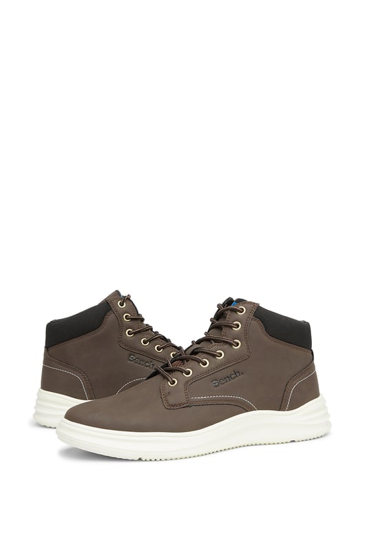 Make your next weekend sneakers a hybrid!  The Cheetham mid-high sneaker boots are a perfect balance of sport and smart.  Available in various shades.  The upper is crafted from faux nubuck for a high-quality look.  The sport-inspired sole is perfect for busy schedules running from the office to a night out, without sacrificing on style.
