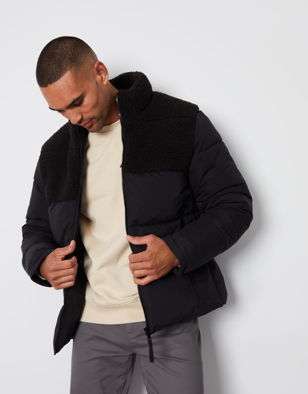 Champion borg panel shop full zip jacket