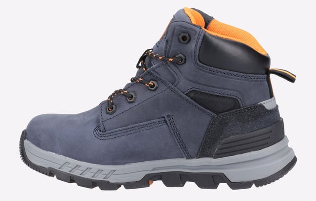 Amblers Safety present these lightweight womens Safety Boots, designed with a water-resistant upper, a deep padded ankle collar, a cushioned footbed, and an EVA midsole.
- Water Resistant Full Grain Nubuck & Crazy Horse Leather Upper- Moulded TPU Heel Chassis to Enhance Support- Reflective Laces and Counter Panel for Extra Visibilty- Deep Padded PU Collar for Extra Comfort- Comfortable, Cushioned and Removable PU Footbed- Lightweight Athletic EVA Midsole- Shock Absorption midsole- Quality Rubber Outsole with technical tread pattern for traction- Non-Marking Rubber Outsole- Outsole Heat Resistant to 300 Degrees- Oil Resistant Outsole