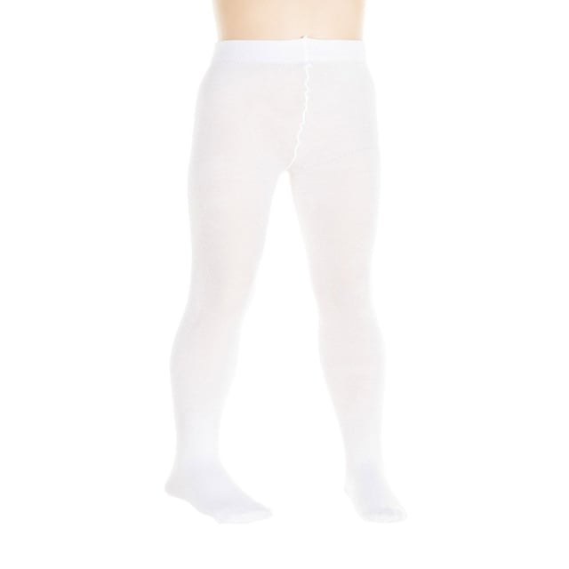 Leotardo cálido de algodón elástico, para bebe.
Color blanco.
De algodón de alta calidad.
Ajuste máximo.
Cómodo y resistente.

Composición:
- 70% Algodón.
- 2% Elastano.
- 28% Poliamida.

Cuidados:
- Lavar a mano.
- No usar lejía.
- No usar secadora.
- No planchar.
- No lavar en seco.
