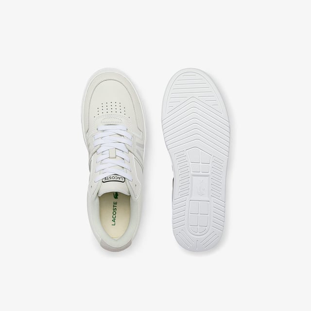 Triangular design on the upper to honour a vintage racket from the 80s • Leather uppers with premium suede accents • Embossed printed crocodile on heel counter • Rubber outsole.