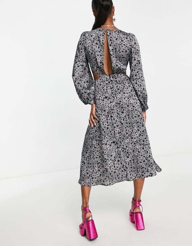 Topshop petite midi dress online