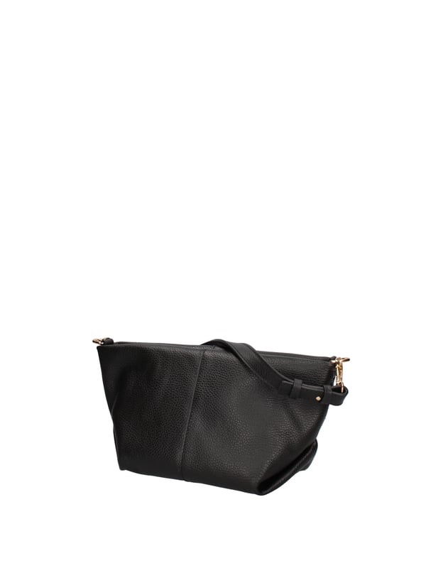 Bolso de hombro para mujeres. El cierre es con zip. Los bolsillos internos son uno con cremallera y uno abierto. Los bolsillos externos están ausentes. La correa del hombro es ajustable y extraíble en cuero. El mango es extraíble en cuero. Los compartimentos internos son uno. El material externo es una verdadera piel en dólares. Está alineado internamente en 70% de tela de algodón: 30% de poliéster. Medidas: 30x15x12 cm. Hecho en Italia