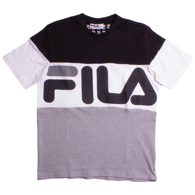 Pink and outlet black fila shirt