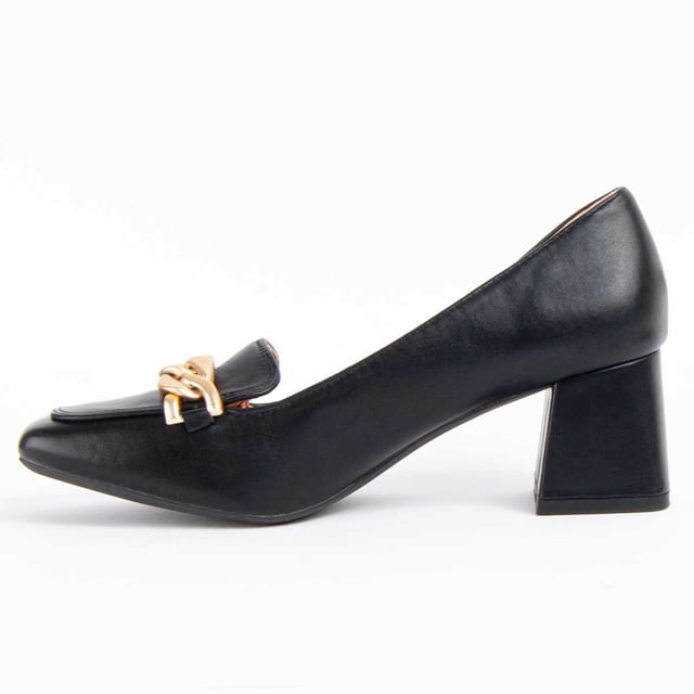 Hakschoen voor dames. Comfortabele pasvorm. Gemaakt door andere merken voor ons merk. Geschatte afmetingen: 8 cm hak.