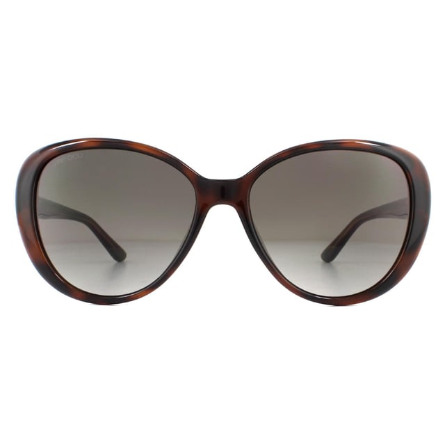 Jimmy Choo Sunglasses AMIRA G S 086 HA Dark Havana Brown Gradient